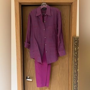 Company Ellen Tracy Matching Button Down and Pant